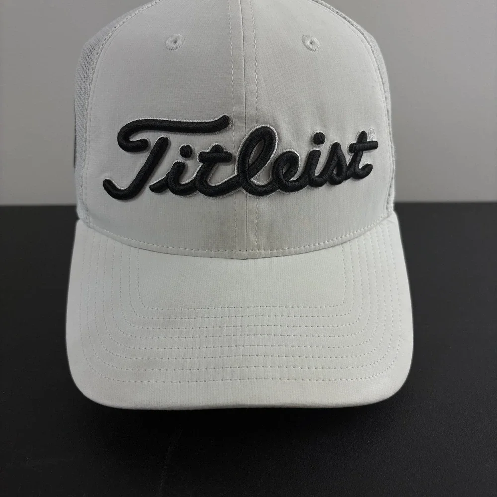 Titleist Boulder Pointe Golf Club Hat White Mesh Tour Performance Snapback Cap